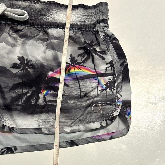 OP Shorts  Womens Medium (7 - 9) Rainbow Beach Island Shorty Ocean Pacific VTG - Picture 5 of 7